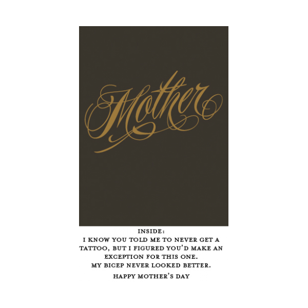 Mother's Day greeting card from the The Awesome Collection collection.