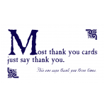 Funny Thank you Card