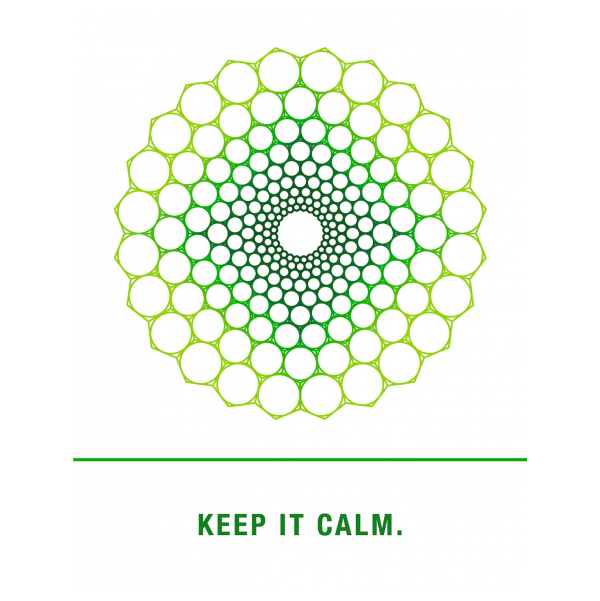 Keep it calm. greeting card from the Empowerments collection.