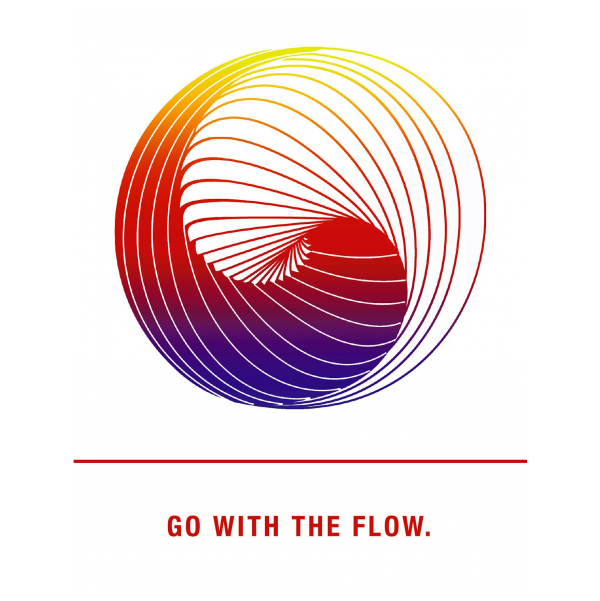 Go with the flow. greeting card from the Empowerments collection.