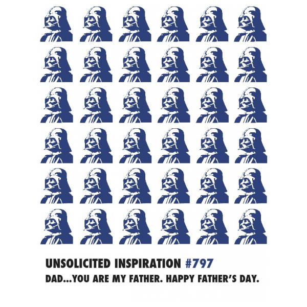 Father's Day greeting card from the Unsolicited Inspirations collection.